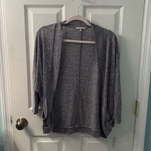 Charlotte Russe Gray Lightweight Cover Up Cardigan